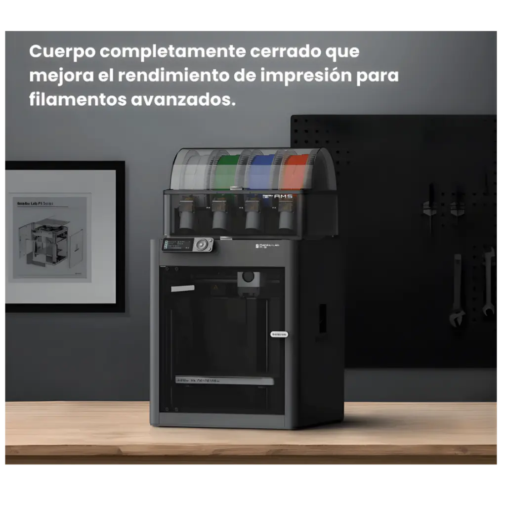 IMPRESORA BAMBULAB P1S COMBO CON AMS