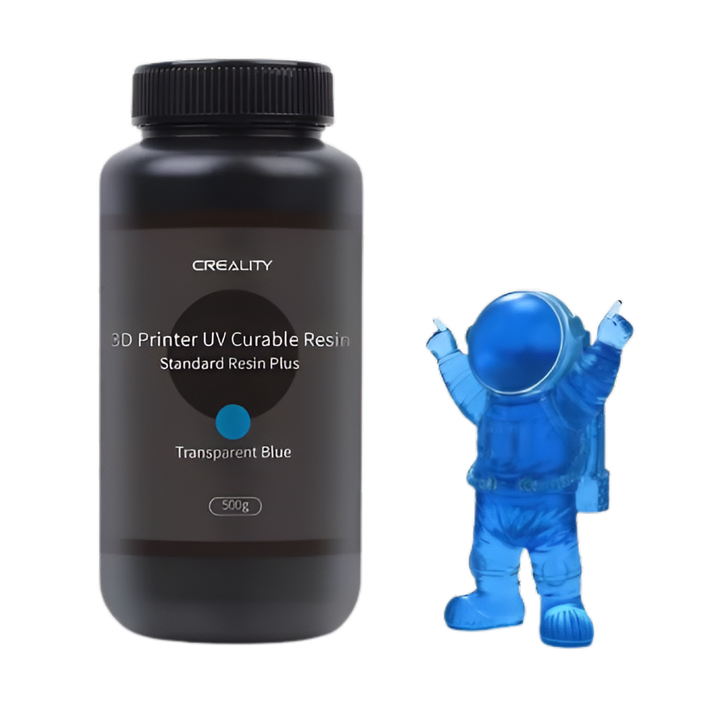 RESINA LCD STANDAR TRANSPARENTE AZUL 500G