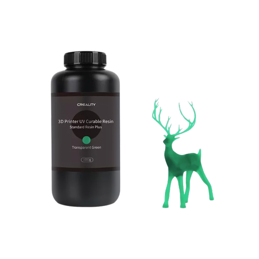 RESINA LCD STANDARD TRANSPARENTE VERDE 1 KILO