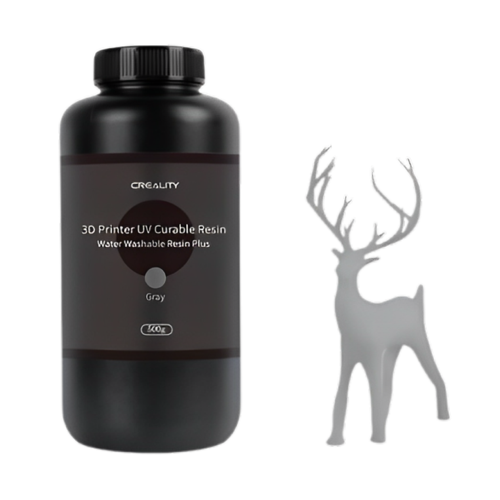 RESINA LAVABLE EN AGUA 500G GRIS