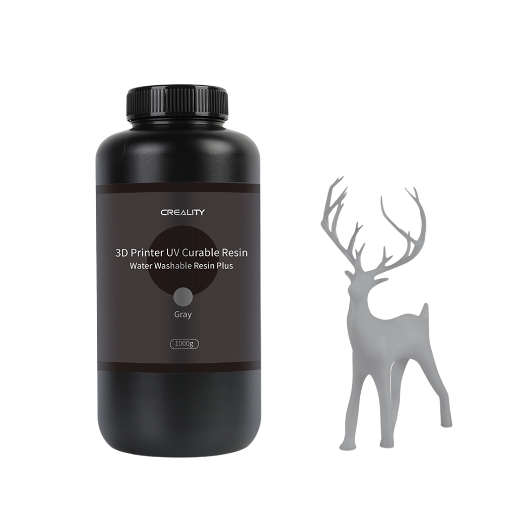 RESINA LAVABLE EN AGUA PLUS  1 KG GRIS